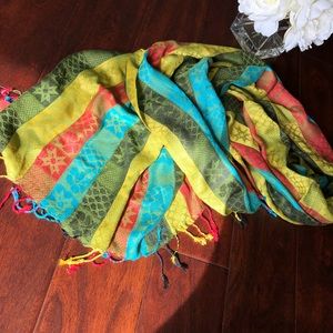 Hand made scarf from India